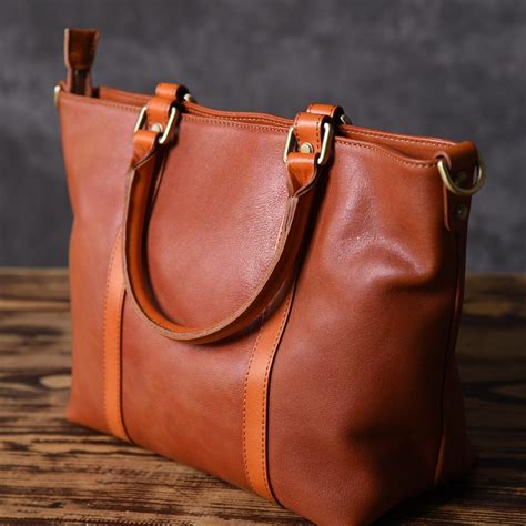 leather work bag for women